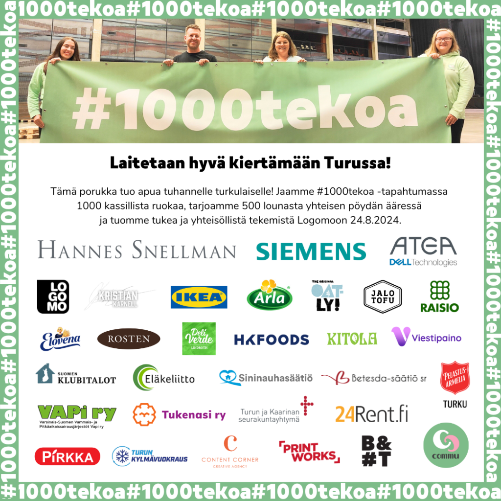 1000tekoa Turku, commuapp.fi, 1000tekoa.fi, tuhat tekoa Turku